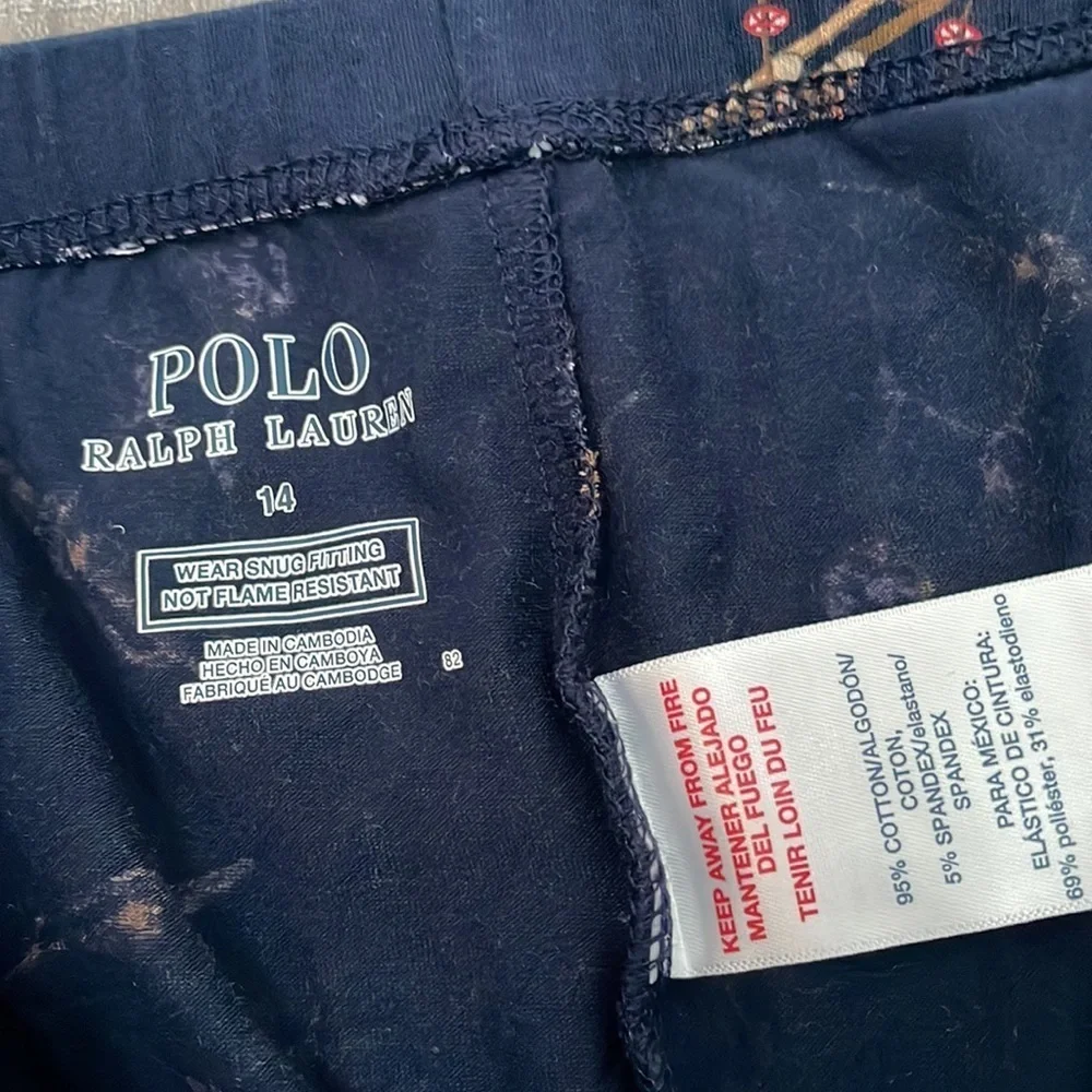 Ralph Lauren Polo Ski Bear Pajama Pants